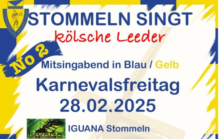 Mitsingabend in Blau / Gelb 2025